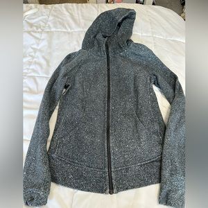 Lululemon full zip scuba size 8